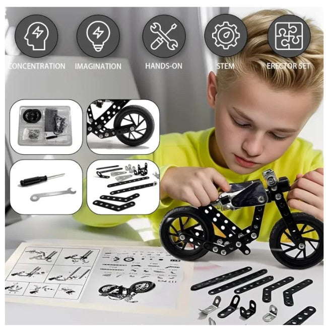 "DIY Motorbike Construction STEM Set"
