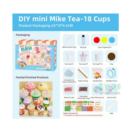 "DIY creative milk tea design kit"