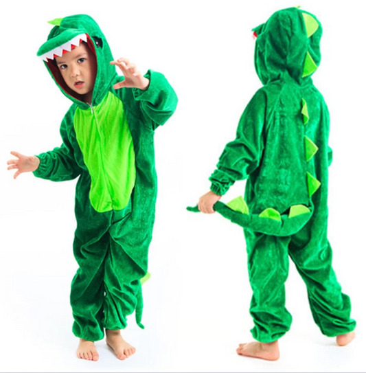 Spooktacular Creations Dinosaur Role Play Costume for Kids, Halloween Dress Up Party-Book-day Character