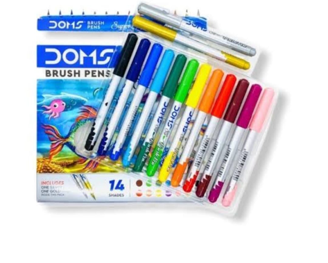 "Doms Brush Pens - Stationery Shop Tanzania"