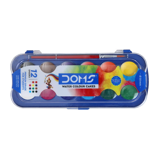 "Doms Water Color Cake Set of 12 Shades"