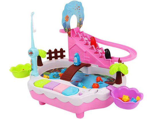 "Fishing Game with penguin slide with sounds | Children's Toys Tanzania"