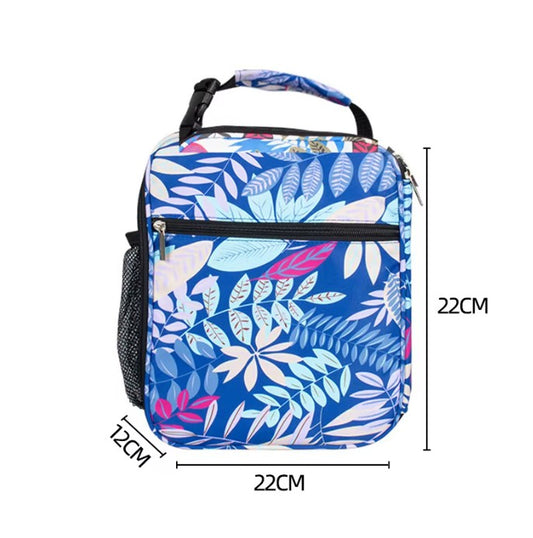 "Floral Lunch Bag for School and Office Use"