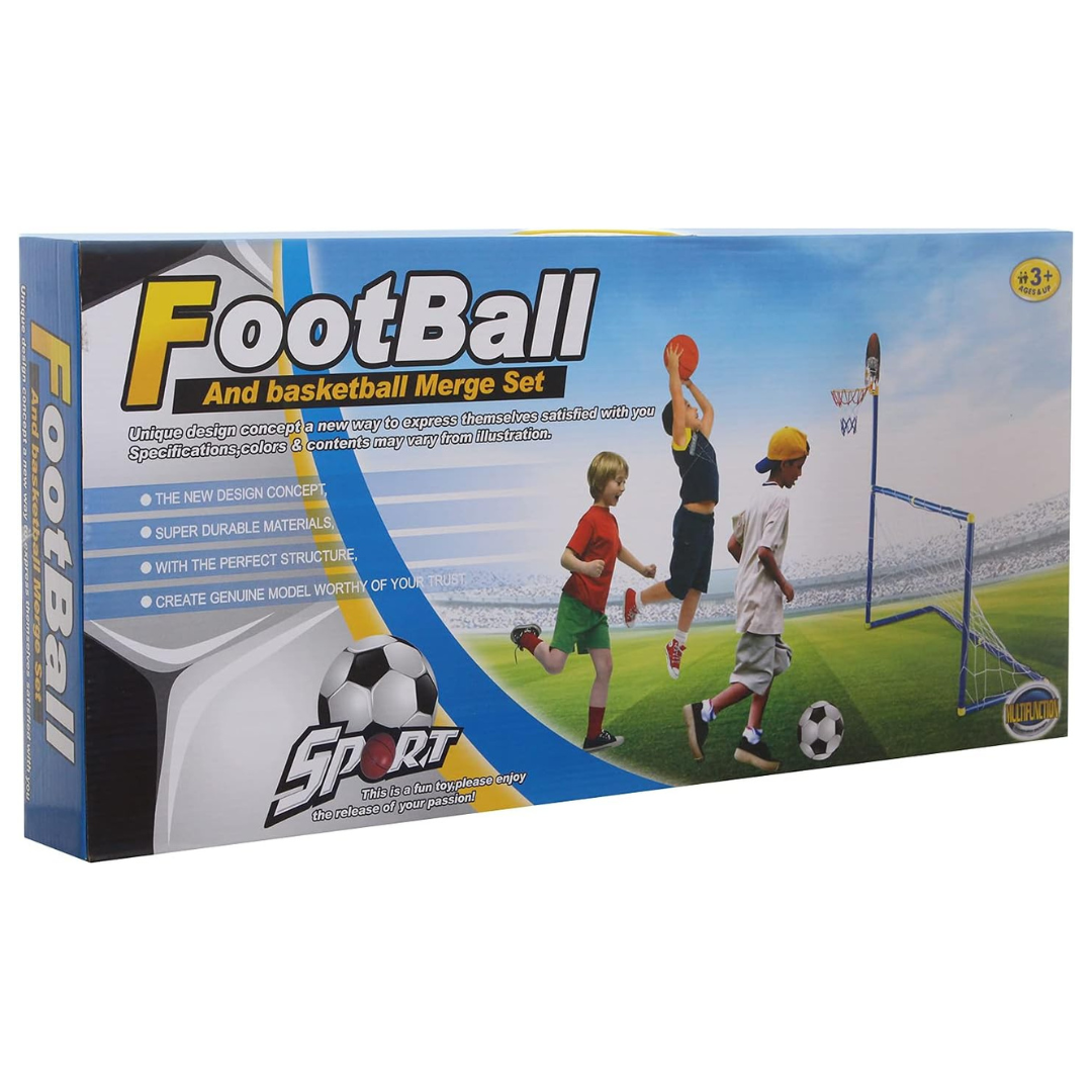 "Football and Basketball kids play set"