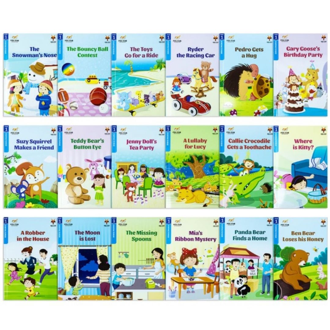 "Fox Cub Level 1 Graded Readers – 18 Books"