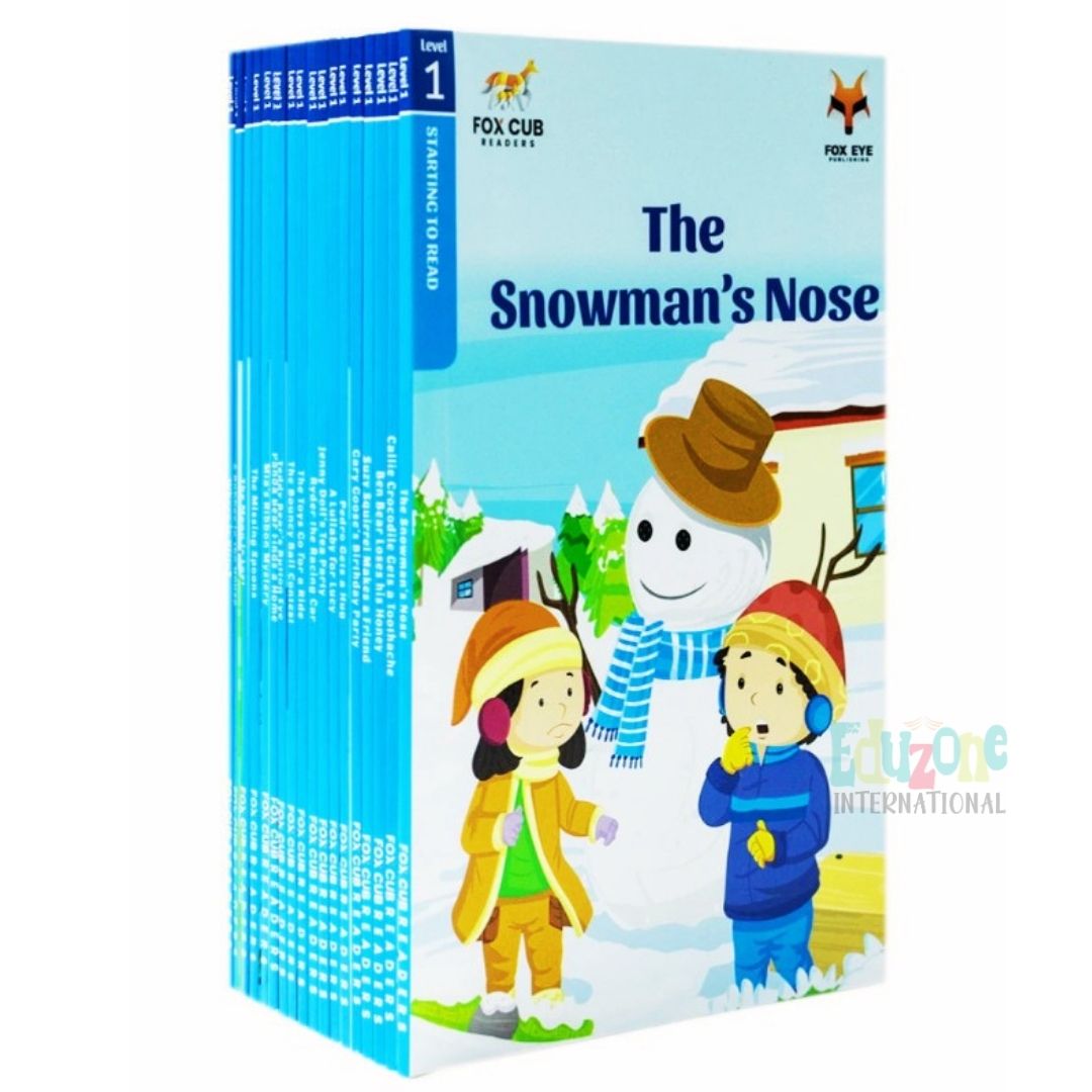"Fox Cub Level 1 Graded Readers – 18 Books for Early Sentence Reading"