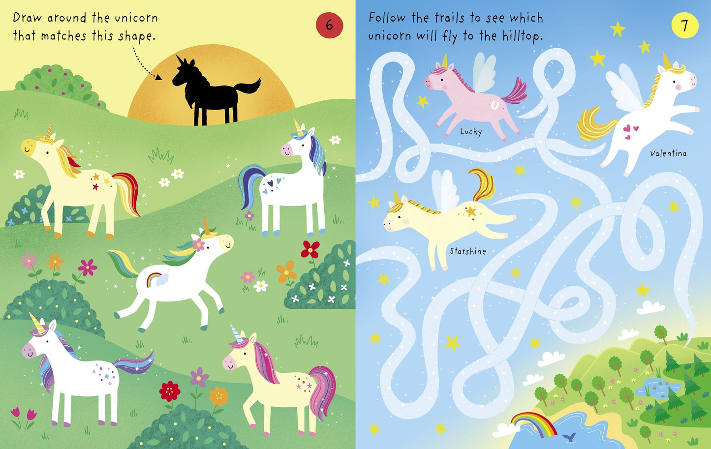 Little Children's Unicorns Pad | Activity Book