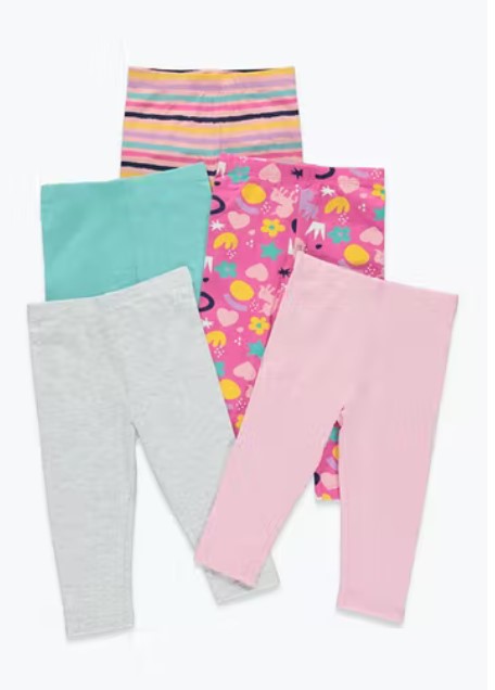 "Girls’ Leggings– Plain and Printed Designs-Tanzania"