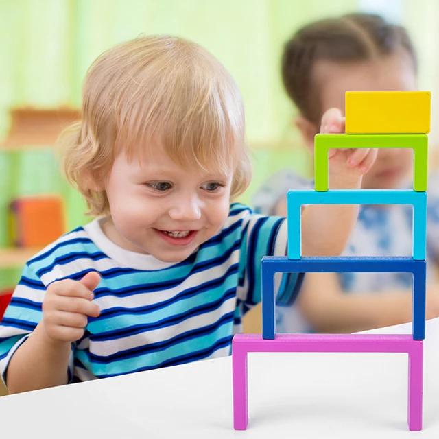 Montessori Large Ring Building Blocks for kids