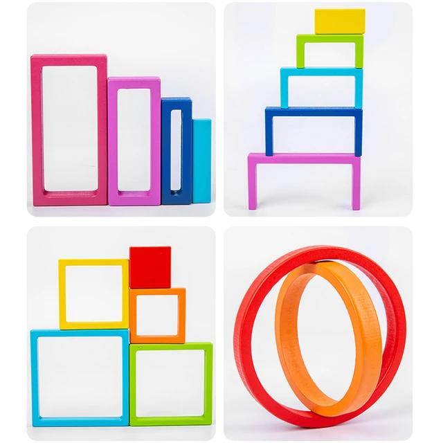 Montessori Large Ring Building Blocks for kids