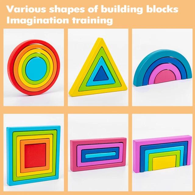 Montessori Large Ring Building Blocks for kids