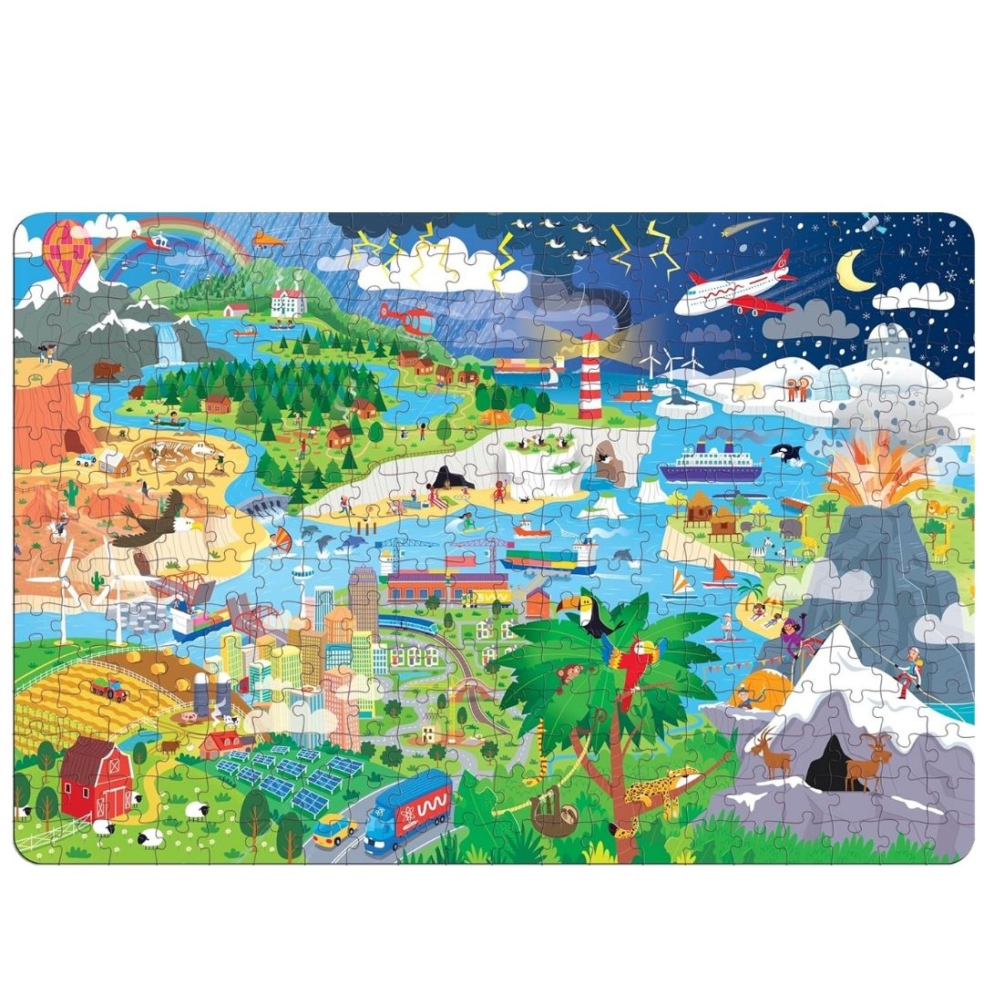 "Jigsaw Puzzle Planet Earth"
