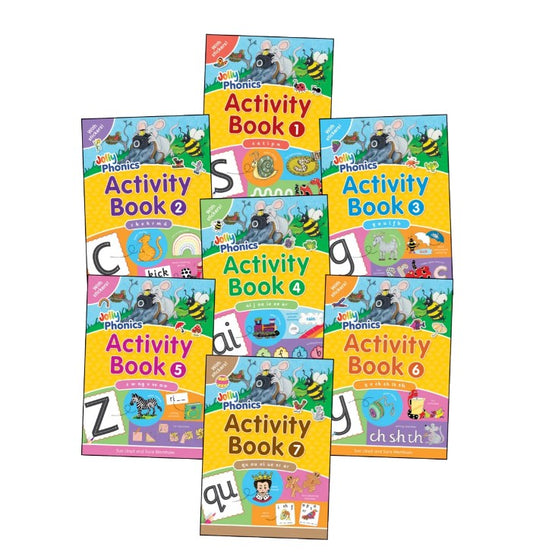 "Jolly Phonics Activity Books"