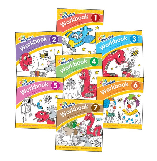 "Jolly Phonics Workbook"