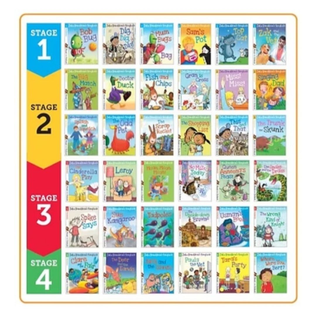 "Julia Donaldson Songbirds Phonics Collection 36 Books level 1-4"