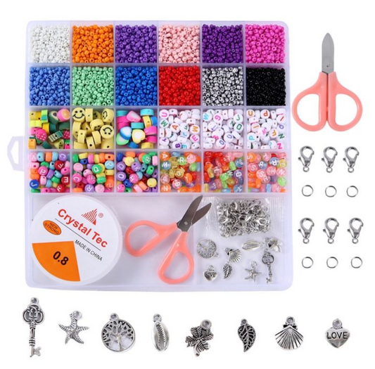 "Kids Bracelet making Bead Set"