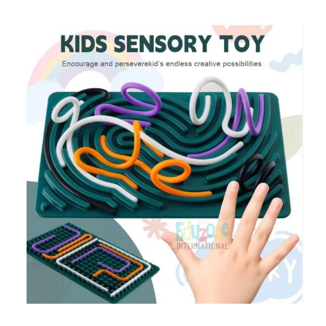 "Kids Sensory Maze Board – Fine Motor Skill Activity Toy"