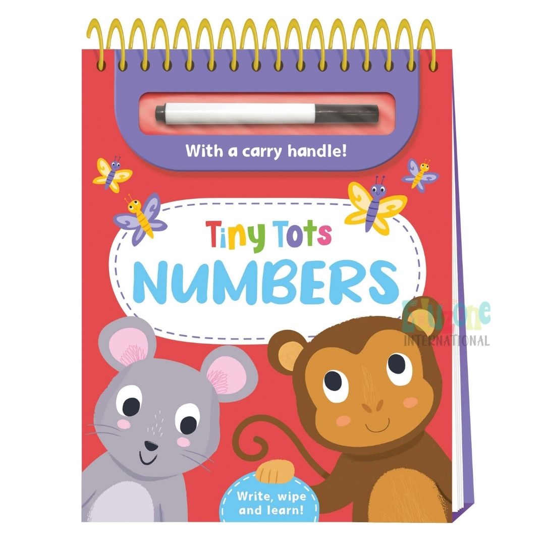 "Learning to write numbers activity book"