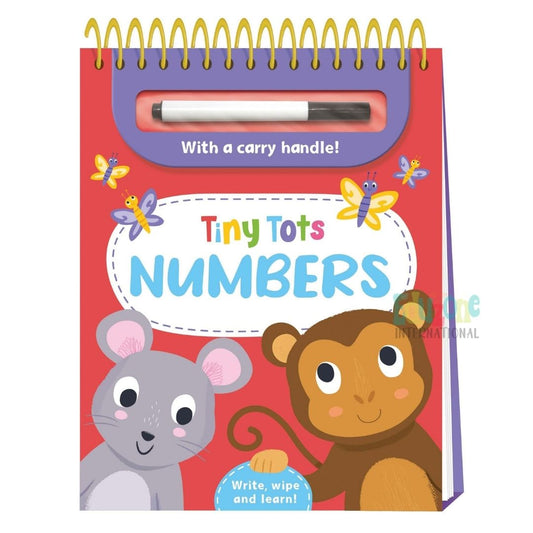 "Learning to write numbers activity book"