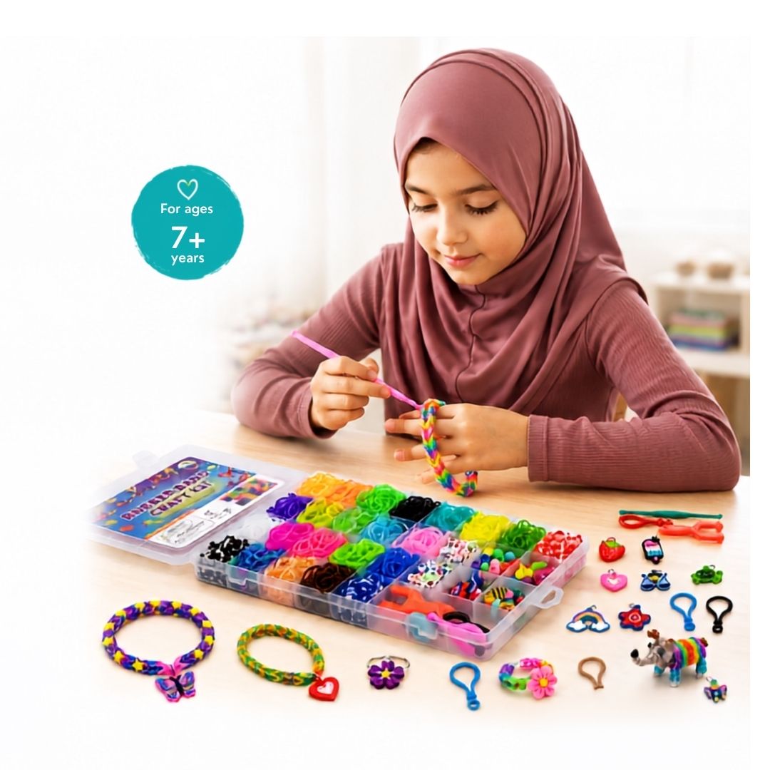 "Loom Band Craft Kit for kids aged 7 and above"