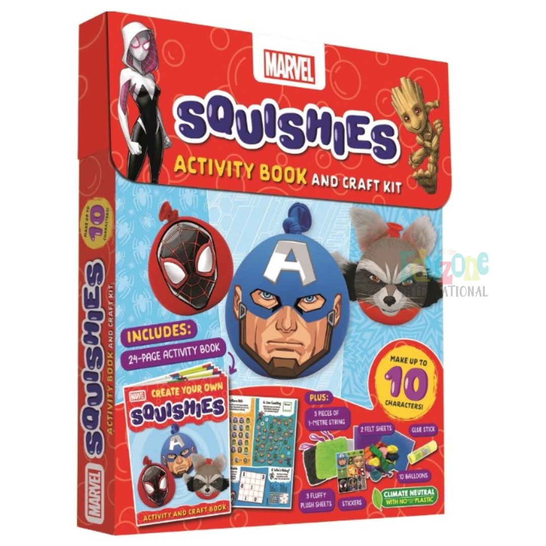 "Marvel Squishes Activity Book and Craft Kit"
