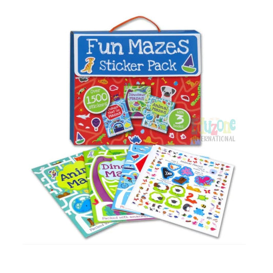 "Mazes -Activity Book and Sticker pack"
