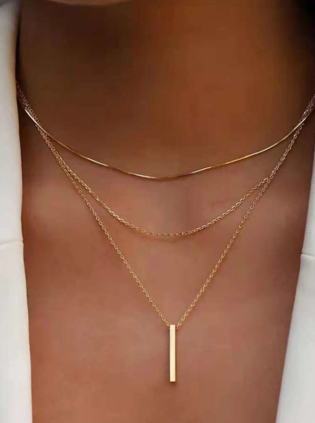 "Multi-layer Teens Fashion Necklace"