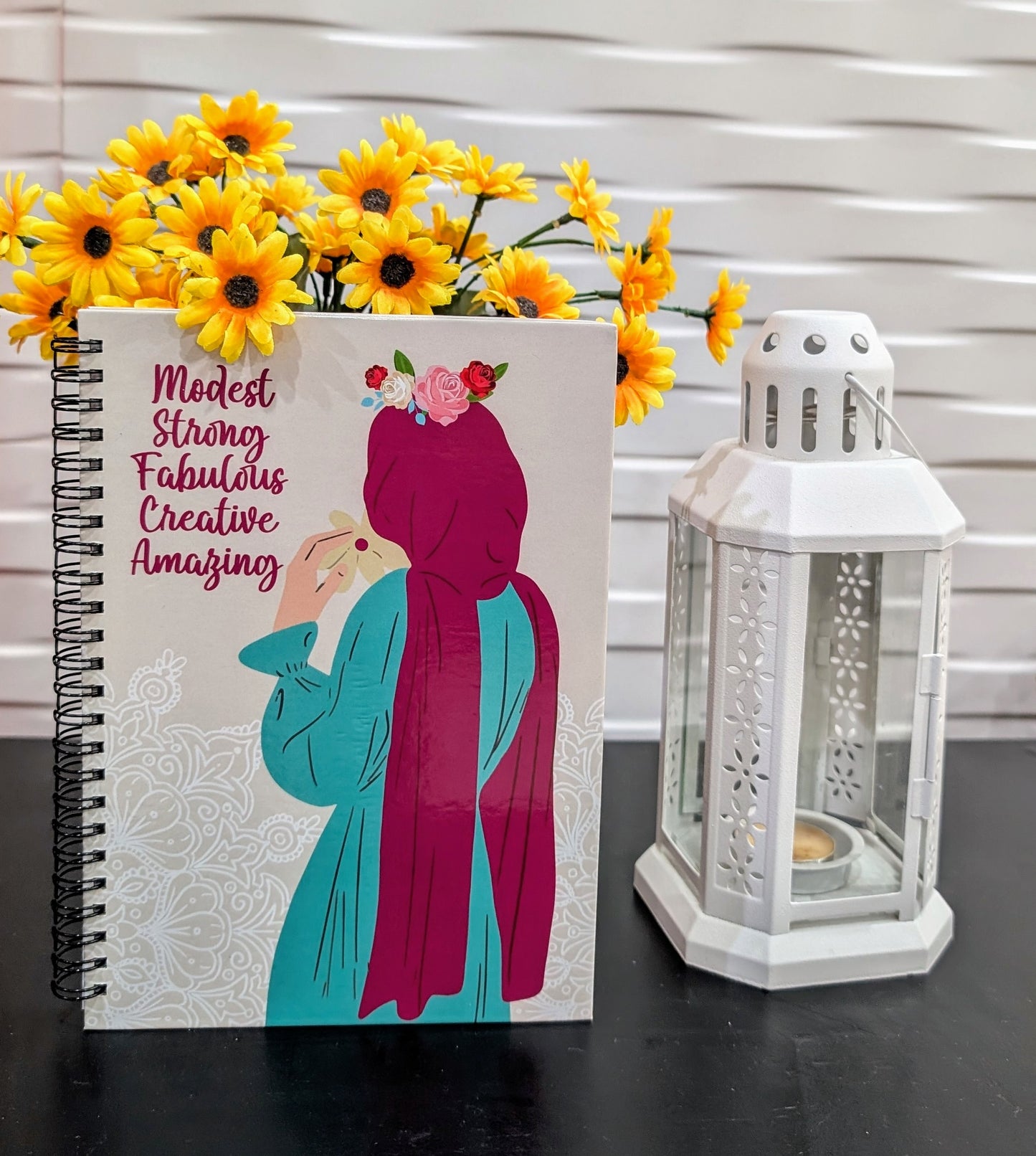 "Muslimah Journal Lined Notebook"