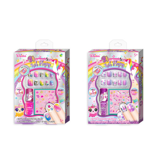 Tokidas Unicorn Press On Nails for Kids Girls