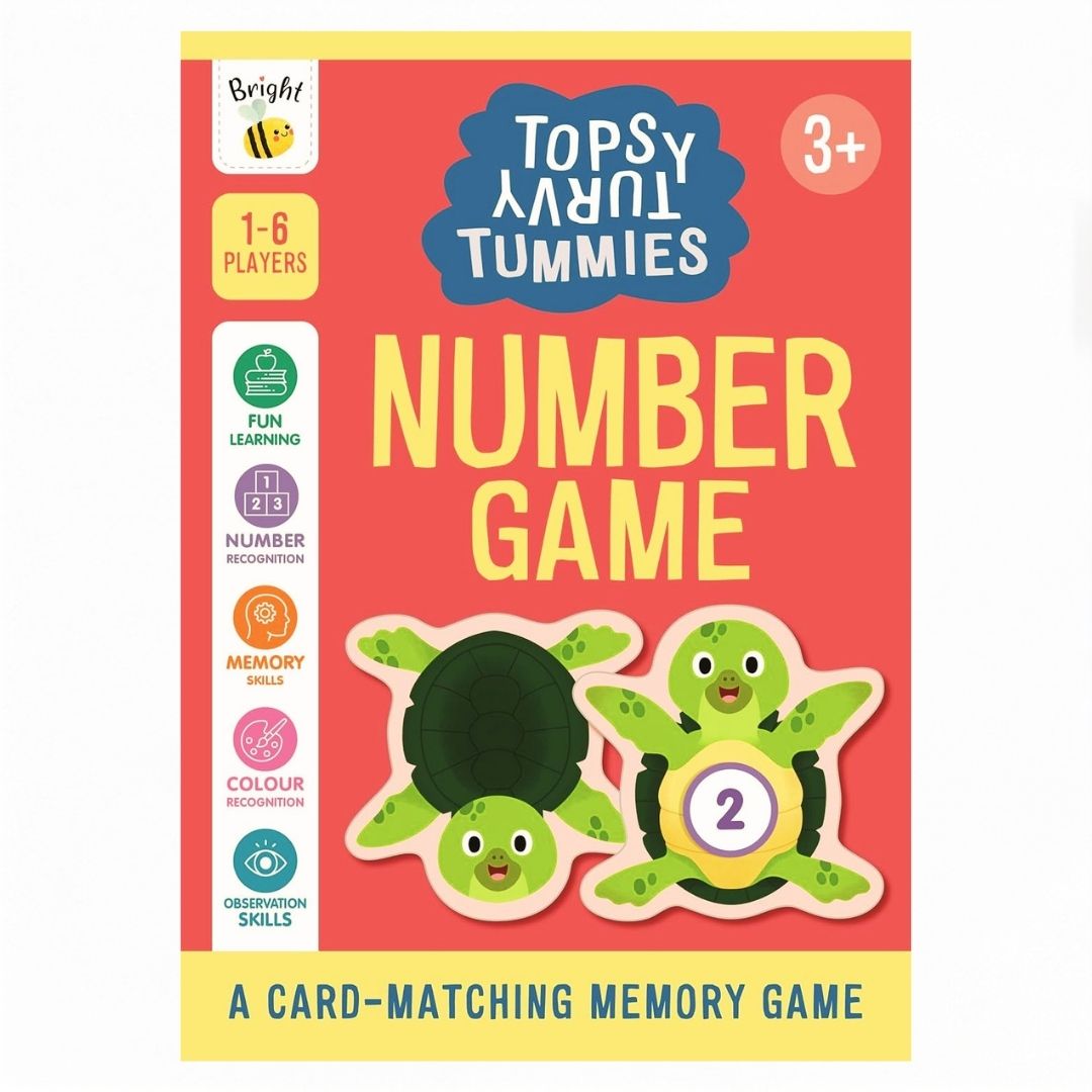 "Topsy Turvy Tummies Number Memory Game"