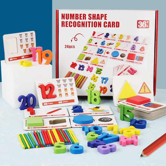 "Number Shape and Recognition Card"