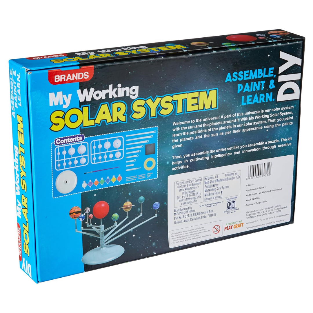 "Paint & Assemble Planets"