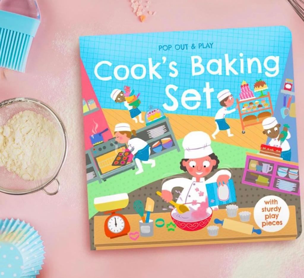 "Pop out and play - Cook's Baking Board Book"