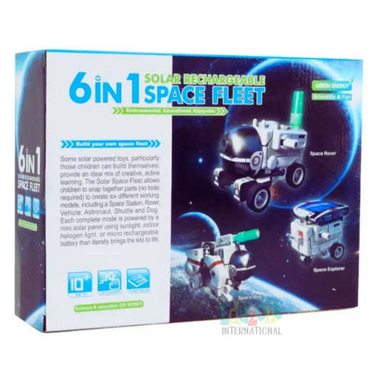 "STEM toy 6-in-1 Solar Space - Build Learn Science Kit for Kids"