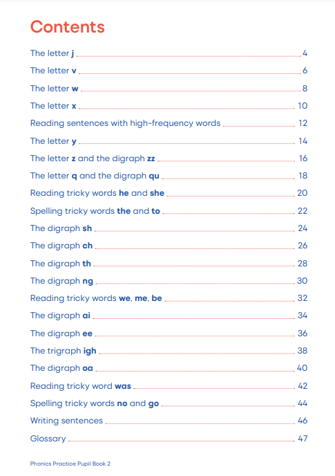 "Schofield & Sims Phonics Book two"