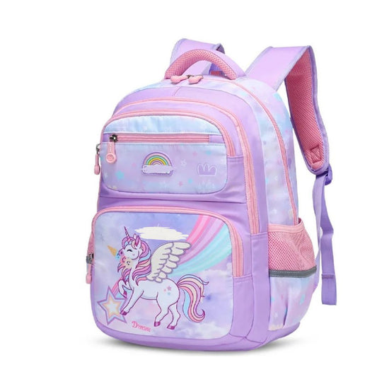"Girls School Backpack - Unicorn Theme"
