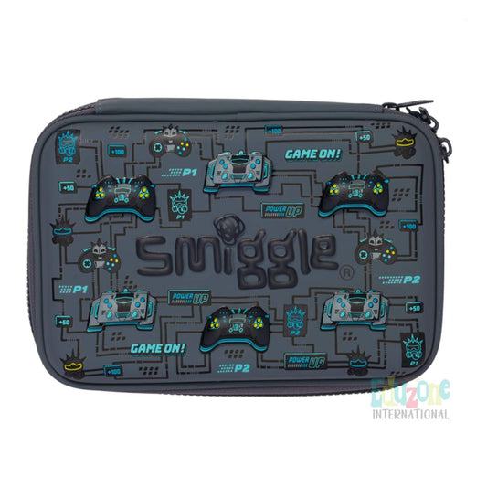 "Smiggle Double Zipper Hard Top Pencil Case for Boys"
