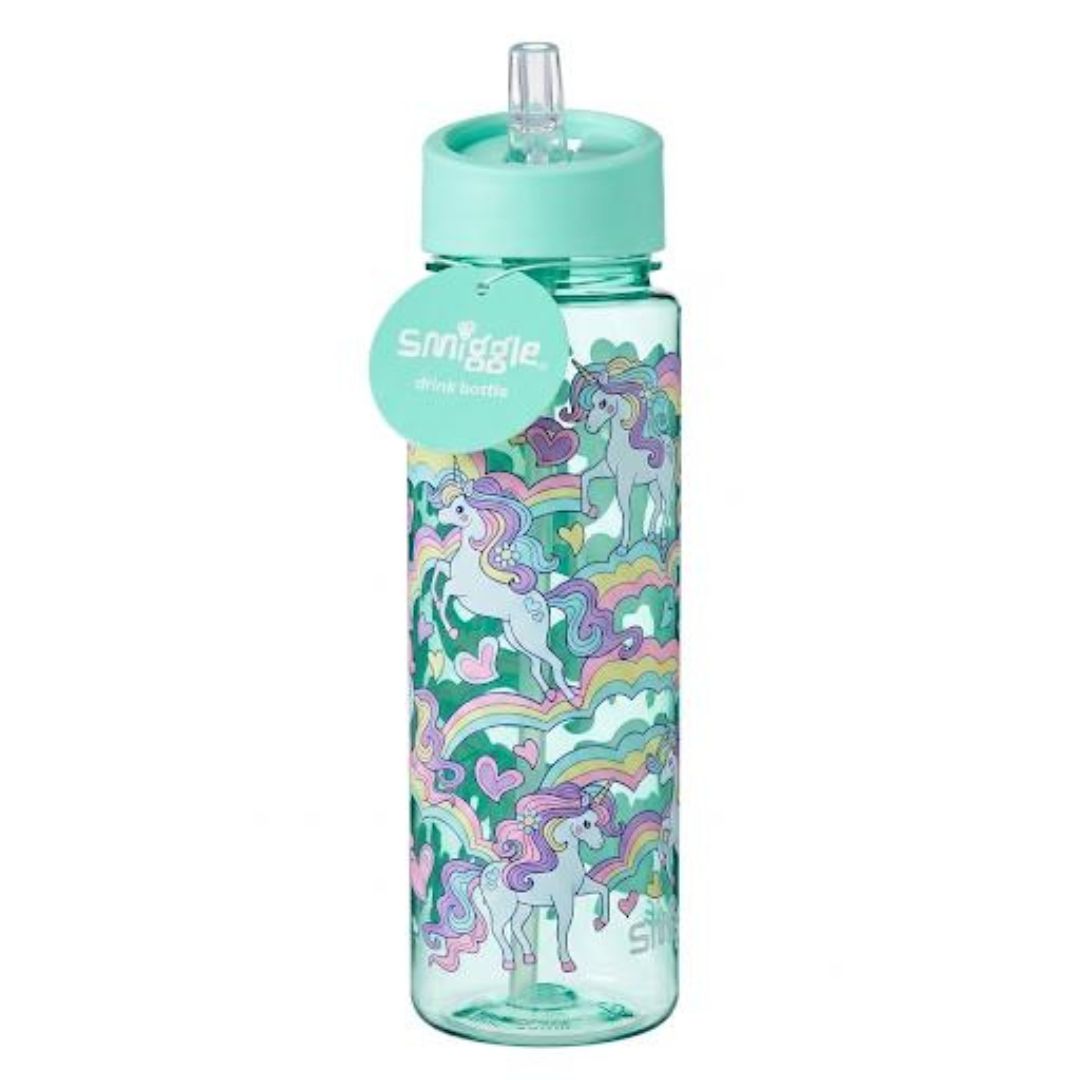 "Smiggle Unicorn Print Water Bottle"