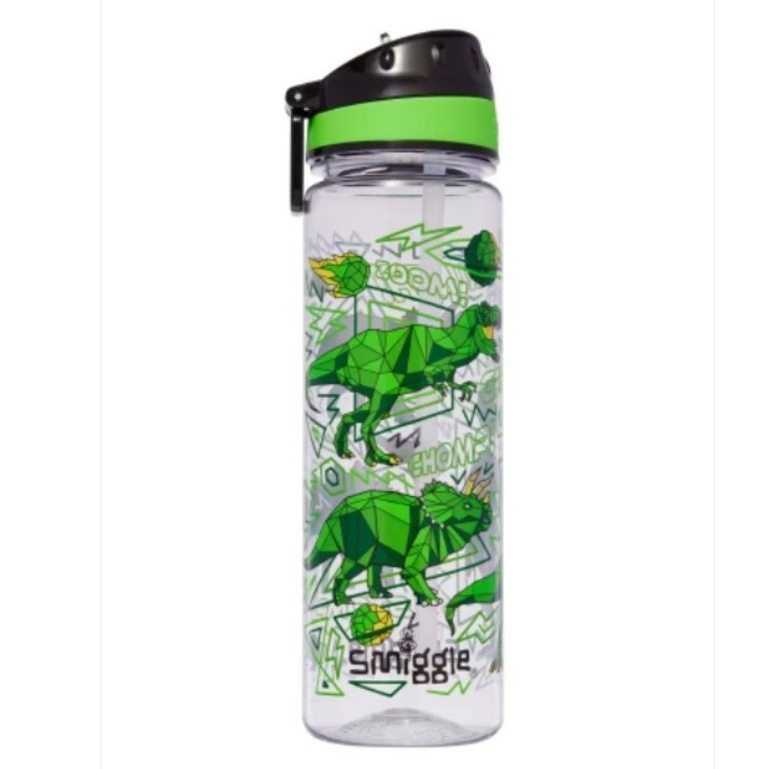 "Smiggle 650ml Dinosaur Water Bottle"