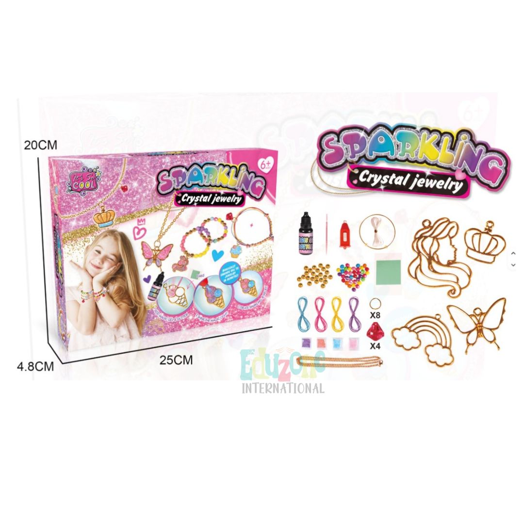 "Sparkling Crystal Jewelry DIY Kit"