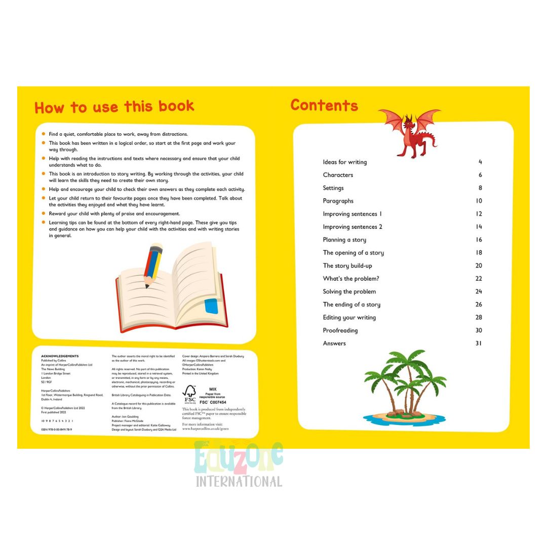 Story Writing Activity Book"