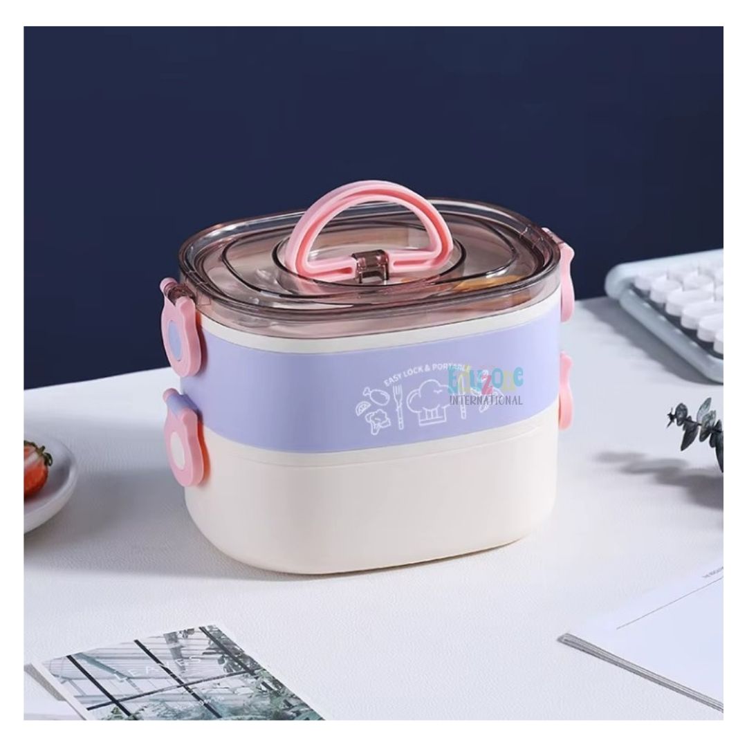"Tiffin box double decker"