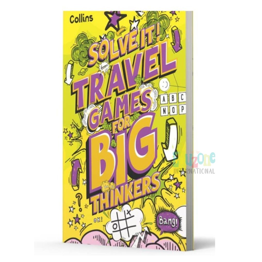 "Travel Games Activity Book for Kids"