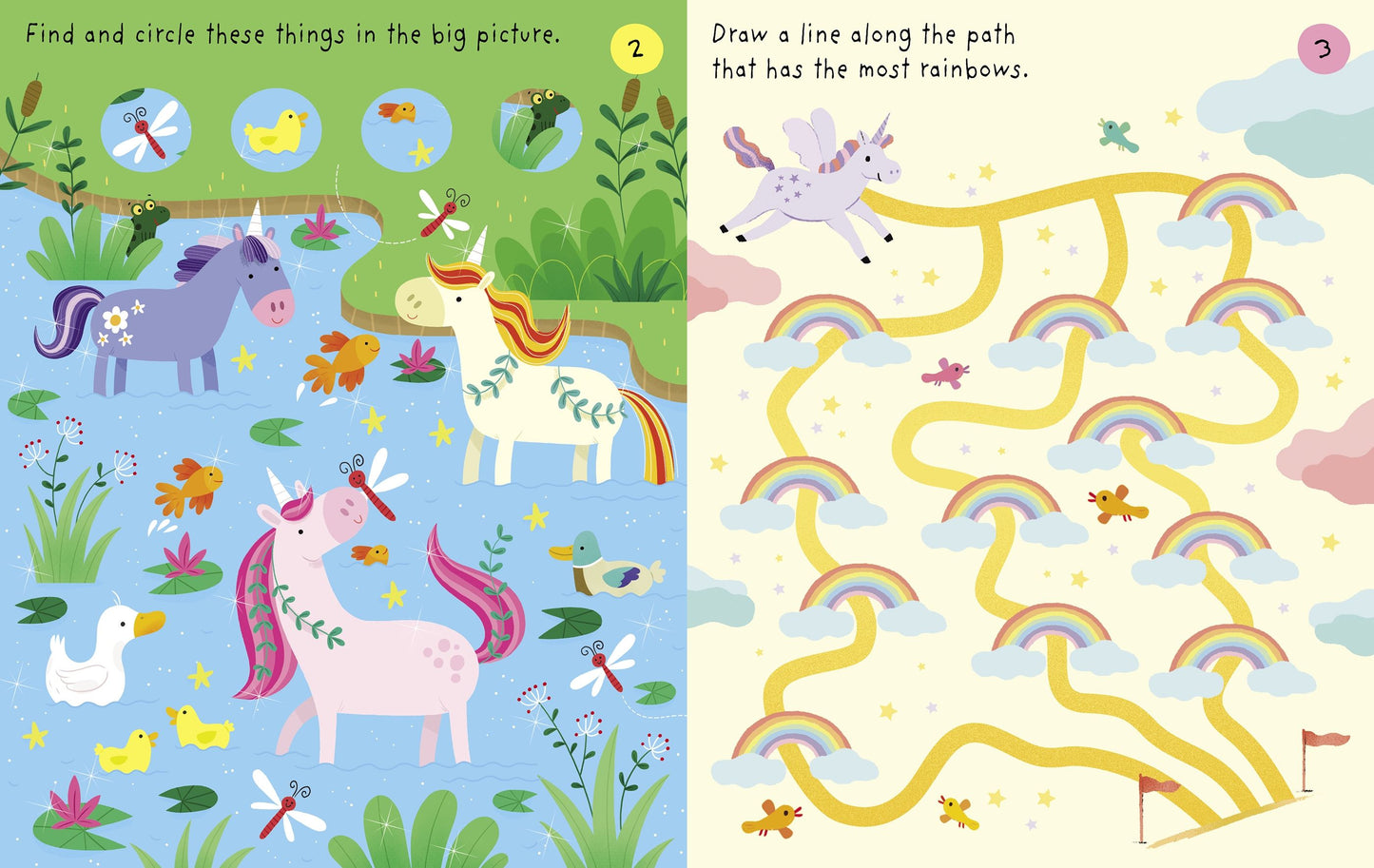 Little Children's Unicorns Pad | Activity Book