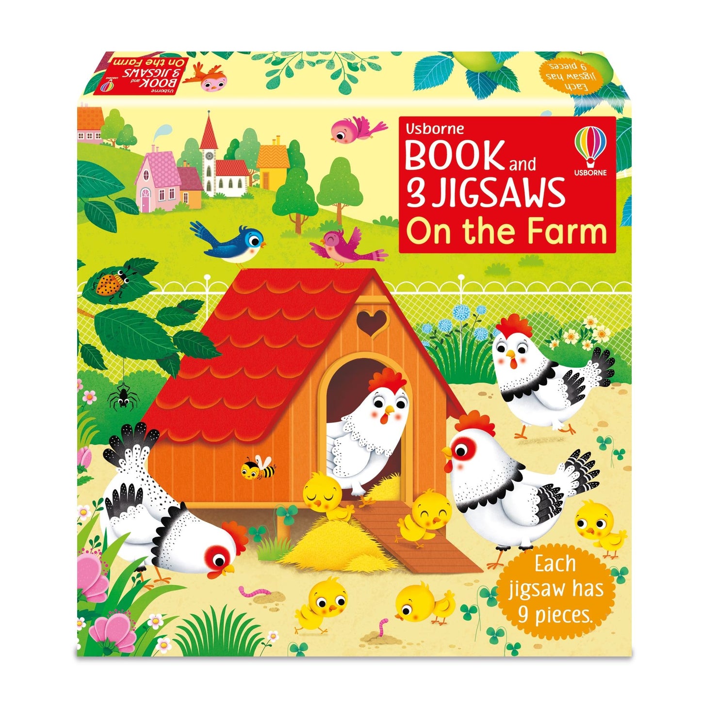 "Usborne Book and three Jigsaw for kids"