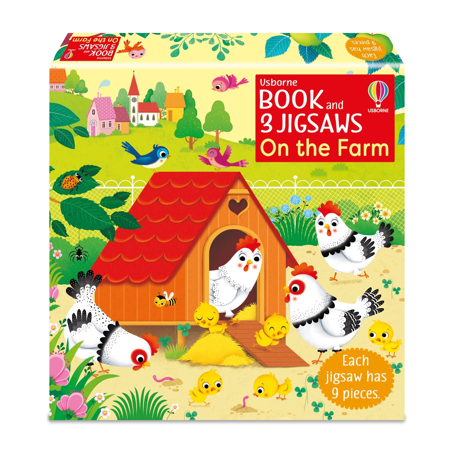 "Usborne Book and three Jigsaw for kids"