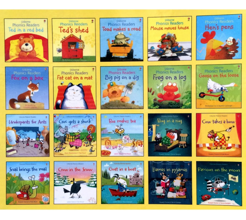 "Usborne Phonics Readers Book set"