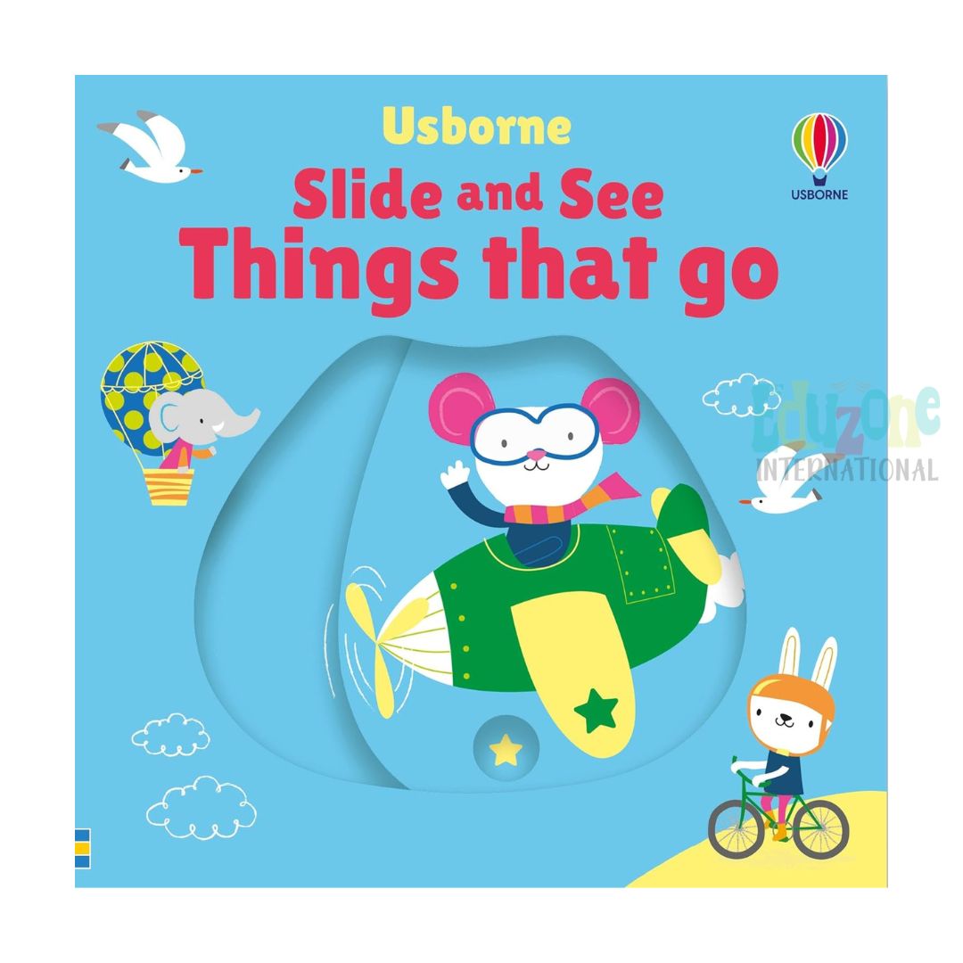 "Usborne Slide and See - Things That Go Board Book"