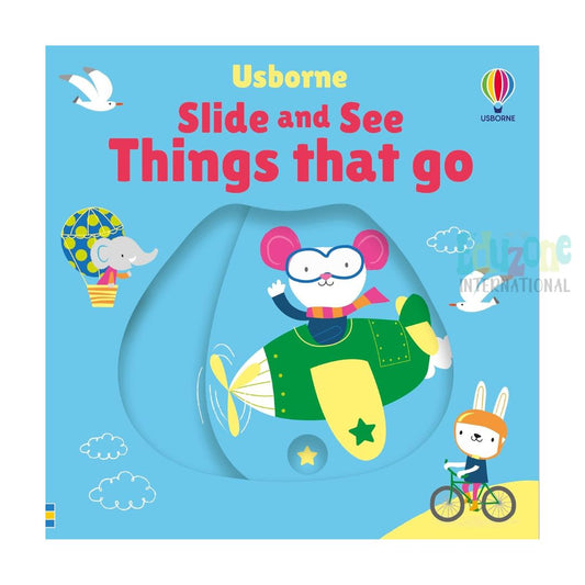 "Usborne Slide and See - Things That Go Board Book"
