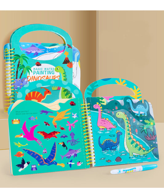 "Dinosaur Magic water painting and activity book at Eduzone International - Bookshop in Tanzania""